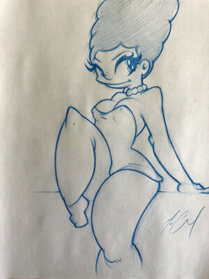 Marge Simpson Pinup Girl