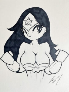 Inked Wonder Woman